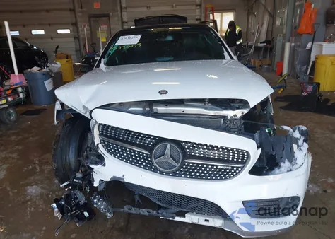 2016 Mercedes-Benz C 450 Amg 4Matic z USA, uszkodzony, nr VIN 55SWF6EB2GU112265